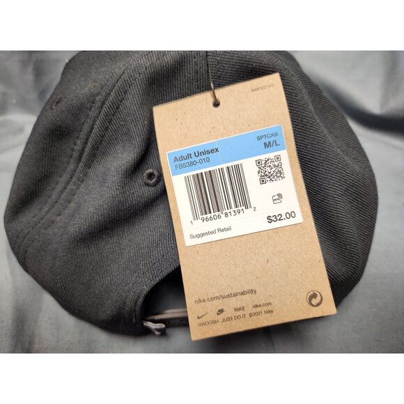 Nike Men's Dri-Fit Pro Structured Futura Cap Black Size M/L NEW WITH TAGS! - Picture 6 of 7